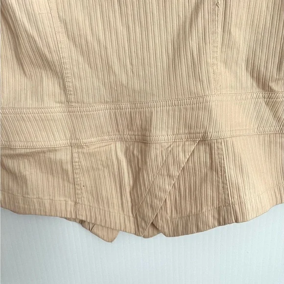 Coldwater Creek Jacket Blazer Women’s Size 10 Beige Button GUC - Picture 9 of 9